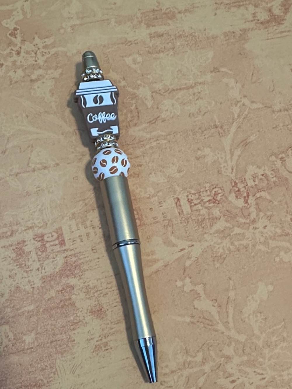 NWOT Handmade “Coffee” Bean Pen